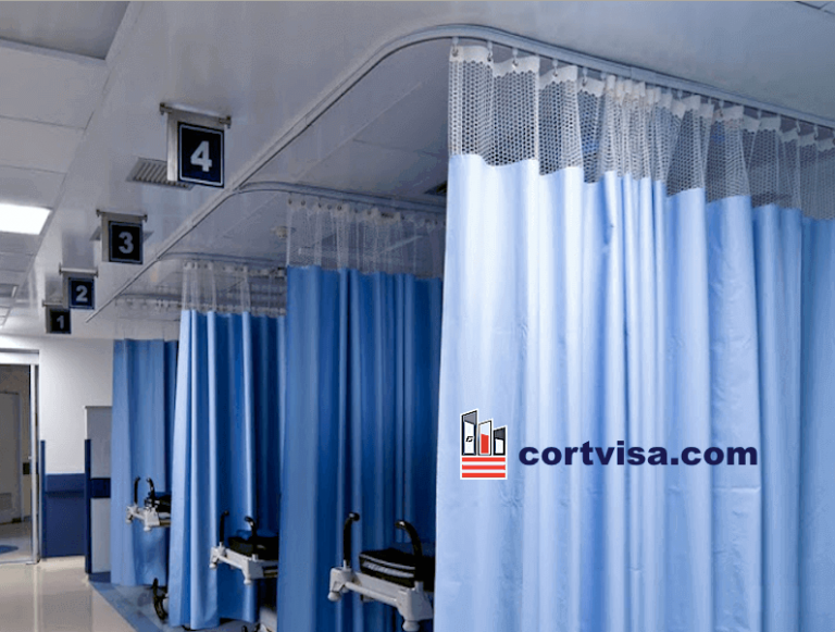 Cortinas tipo hospital