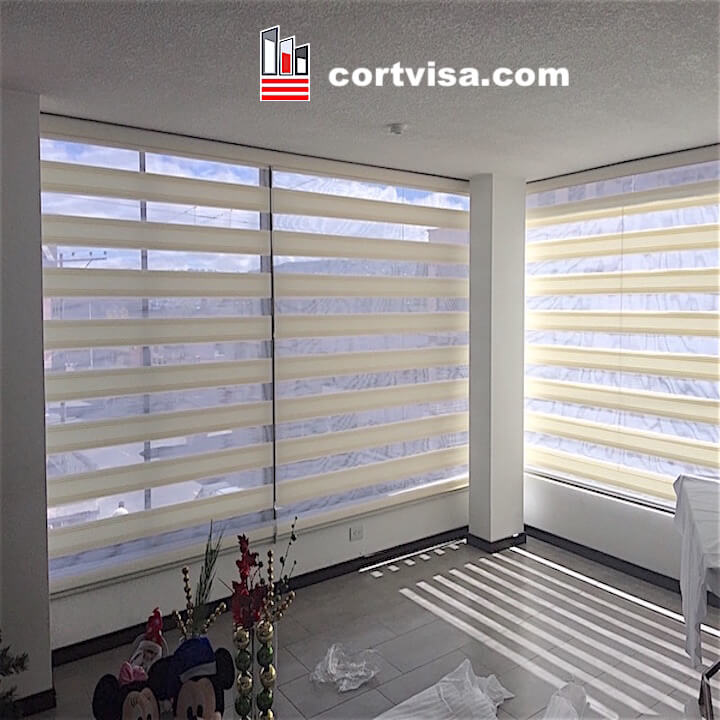 cortinas zebras plizadas