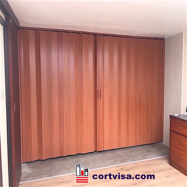 puertas plegables pvc